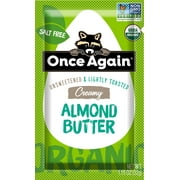 Once Again Organic Unsweetened & Lightly Toasted Creamy Almond Butter 1.15 oz