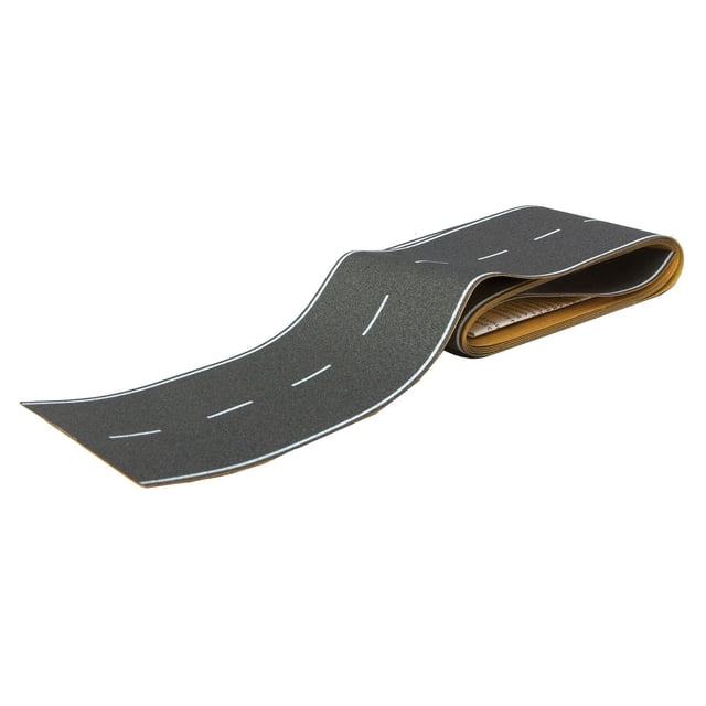 Walthers HO Scale Carretera pavimentada autoadhesiva flexible (líneas blancas)