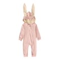 thumbnail image 1 of xiaxaixu Newborn Romper Jumpsuit Autumn/Spring Casual Cute Rabbit Ears Bodysuit, 1 of 6