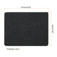 thumbnail image 2 of Unique Bargains 9'x8' Mouse Pad, Felt Dual Side Soft Desk Pad Writing Mat for Office Home, Gray, 2 of 6