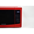 thumbnail image 3 of Frigidaire 1.1 Cu. ft. Countertop Microwave, 1000 Watt Microwave with 10 Power Levels, Red, 3 of 9