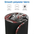 thumbnail image 3 of Non-Slip Extended XL Mousepad with Elegant Black Marble Fluid Design - Perfect for Gaming, Work, Home, 3 of 7