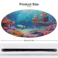 thumbnail image 2 of Underwater World Ship Coral Floral Medallion Round Rug - Small Round Area Rug, Soft Non-Slip Machine Washable Bedroom Mat Indoor Accent Entry Carpet for Office Desk Dorm Hallway, 2 of 7