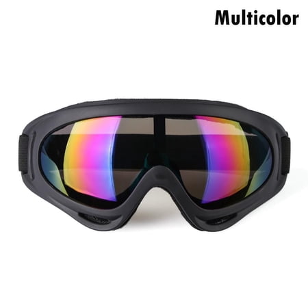 Protective Outdoor Sports Dustproof Moto Cycling Winter Windproof Ski Goggles Eyewear Glasses Lens Frame MULTICOLOR