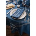 thumbnail image 2 of DII Blue French Chambray Tablecloth, 60x104", 100% Cotton, 2 of 10