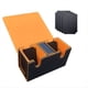 thumbnail image 1 of Caja de Almacenamiento de Tarjetas para Más de 200 Tarjetas, Estuche para Mazos de Cartas , Organizador de Tarjetas con 4 Divisores Naranja, 1 of 7