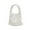 White, variant on Candy Color Cotton Rope Handbag - Women's Hand-woven Mesh Bag for Beach Vacation, Large Capacity Knitting Tote (1x Cotton Rope Handbag)