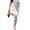 White #038, variant on Women Y3k Side Split Capri Pants Polka Dots Low Rise Fitted Cropped Leggings Casual Stretchy Dressy Capris Going Out, L