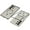 Titanium, variant on Magnetic For Samsung Galaxy S25+/S24+ Phone Case,2-in-1 Magnetic Design,Compatible with Mag-Safe,Metal Bumper Hard PC Back Hybrid Protection,Matte Translucent Back,Slim Shockproof Case,Silver