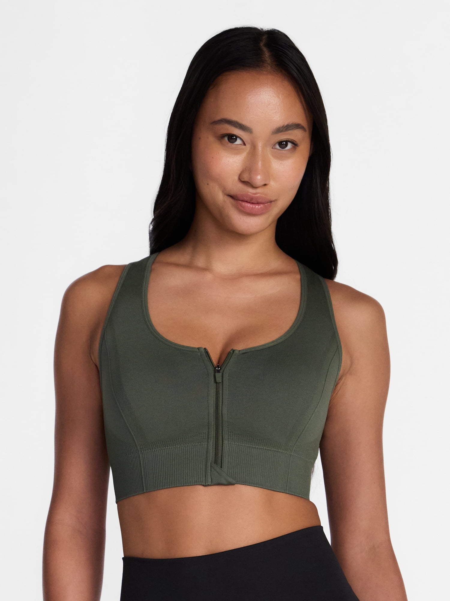 Skechers Women's Seamless Zipper Sports Bra, 2-Pack, Sizes S-XL