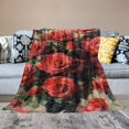 thumbnail image 2 of Orinice for Rose Throw Blanket - Plush, Soft&amp;Comfy Blanket - Lightweight Blanket for Couch, Bedroom, Travel, Bed for All Ages  40x50in, 2 of 6