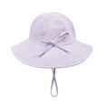 thumbnail image 4 of WOYY Baby UPF 50+ Sun Hat Wide Brim Cotton Breathable Bucket Hats Adjustable Fisherman Hat, 4 of 4