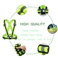 thumbnail image 3 of Adult Reflective Safety Vest / , High Visibility Adjustable Work Vest Jacket, High Visibility Sports Gear for Jogging, 2 Pack (Blue), 3 of 5