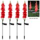 thumbnail image 5 of Luces solares de jardín Delphinium, 4 Uds., IP65, impermeables, luces solares de flores para exteriores, 5 of 9