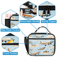thumbnail image 3 of Herdesigns Cute Aircraft Large Backpack Set with Lunch Box Lightweight Water Resistant Travel Laptop Backpacks Casual Daypacks for Women Men, 3 of 8