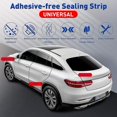 thumbnail image 4 of 16.4ft Black Door Edge Protector Adhesive Free Universal Pvc U-shape Door Edge Protector For Car, Truck, Suv, Atv, Boat, 4 of 5