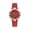 Red -BS53, variant on Resicozy Women's Watches Leather Strap Round Dial Fashion Classic Ladies Wrist Watch Water Resistance and Lightweight Watches Gray