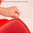 thumbnail image 4 of Alfombra gruesa con anillo de seda roja grande, tapete para puerta de bienvenida, tapete para pies antideslizante impermeable de corte personalizado, tapete para suelo de baño de PVC, 4 of 5