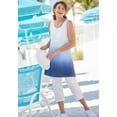 thumbnail image 4 of Woman Within Plus Size Petite Stretch Denim Five-Pocket Capri Jeans, 4 of 6