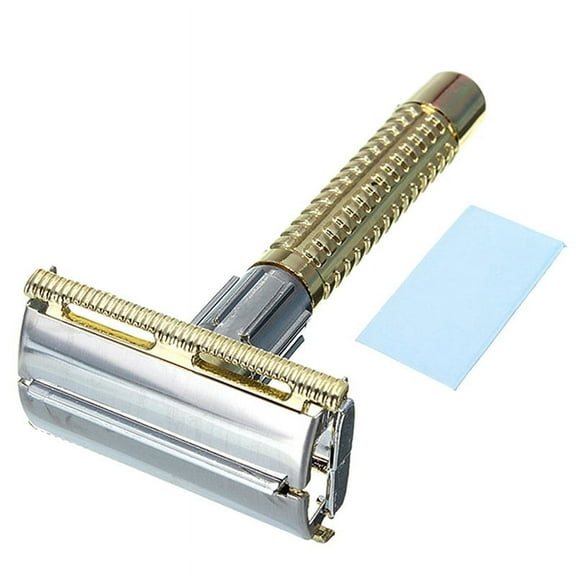 New Men's Safety Handheld Manual Shaver   Double Edge Safety Razor Blade