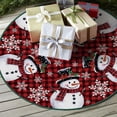 thumbnail image 6 of Sm:)e Christmas Tree Dress Skirt 36 Inch, Cardinals Snowflake Snowman, 6 of 8