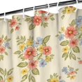thumbnail image 3 of Pioneer Flower Floral Print Pattern Shower Curtain 36"x72", Bathroom Decorative Shower Curtain Set with 12 Hooks, Waterproof Washable, 3 of 6