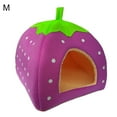 thumbnail image 2 of Kaola Strawberry Dog Puppy Cats Indoor Foldable Soft Warm Bed Pet House Kennel Tent, 2 of 8