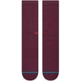 thumbnail image 2 of Stance Men's Crew Socks ~ icon burgundy, 2 of 3