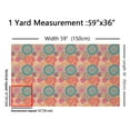 thumbnail image 3 of Homewish Swirl Damask Fabric by the Yard 1 Yard for Female, Western Bohemian Room Decor Fabric by the Yard, Tribal Hippie Flower Floral Sewing Fabric, Microfiber Bedroom Decor, 3 of 6
