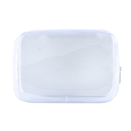 Best Choice Transparent Cosmetics Bag Zippered Toiletry Pouch Clear Portable Bathroom Waterproof Makeup Bag