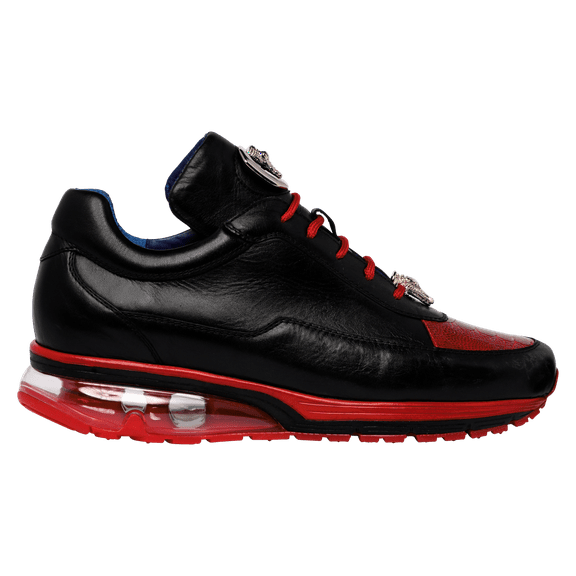 Belvedere, Flash, Genuine Ostrich and Soft Italian Calf Men's Sneaker