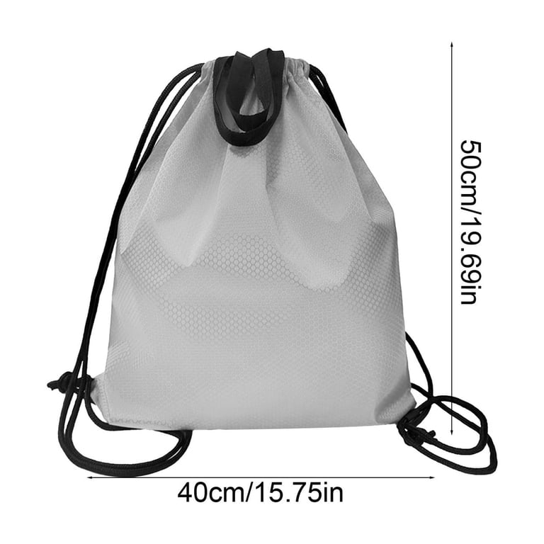 Drawstring Gym Backpack with Shoe Compartment Water-Resistant Oxford Fabric 719ma0L9hiL._AC_UY1000_.jpg main image 3
