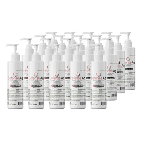 Nexderma Antibacterial Moisturizing Liquid Hand Sanitizer, Kills 99.99% Germs & Bacteria - 8oz, 20 Packs