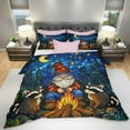 thumbnail image 3 of 3-Piece Gnome 3D Duvet Cover Set – Cute Animal Print Bedding for Boys & Girls, 1 Duvet Cover + 2 Pillowcases, Soft Breathable Comforter Cover for All Seasons, 3 of 6