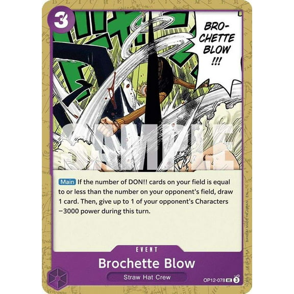 One Piece Legacy of the Master Uncommon Brochette Blow OP12-078