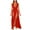 Red, variant on Lisbinx Dresses for Women 2025 Sleeveless V-Neck Solid Evening Gown Tank Dresse Pleated Design Regular Fit Ruched Waist Cotton Loose for Beach and Vacation
