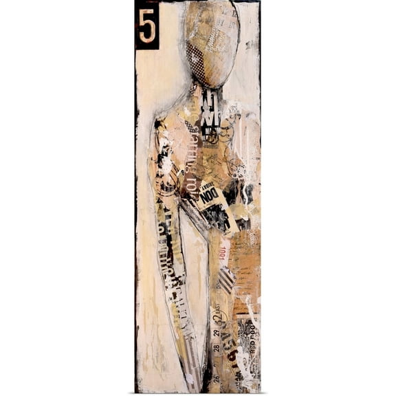 Great BIG Canvas | "Urban V" Art Print - 12x36