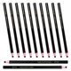 thumbnail image 2 of NUOBESTY 12pcs Sharpen-free Crayons Fabric Glass Leather Marker Pens Marker Crayons Multi-purpose Crayons (Black), 2 of 2