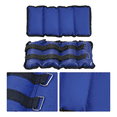 thumbnail image 4 of Pesas Fitness Par De Polainas Tobillos Una 3kg Cada 1 par Belug, Azul, 4 of 5