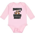 thumbnail image 3 of Inktastic Daddys Skiing Buddy Kids Skis Boys or Girls Long Sleeve Baby Bodysuit, 3 of 5