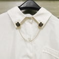 thumbnail image 5 of Uxcell 2 Pack Rose Sweater Clips Retro Cardigan Collar Clips with Chain(Gold), 5 of 6