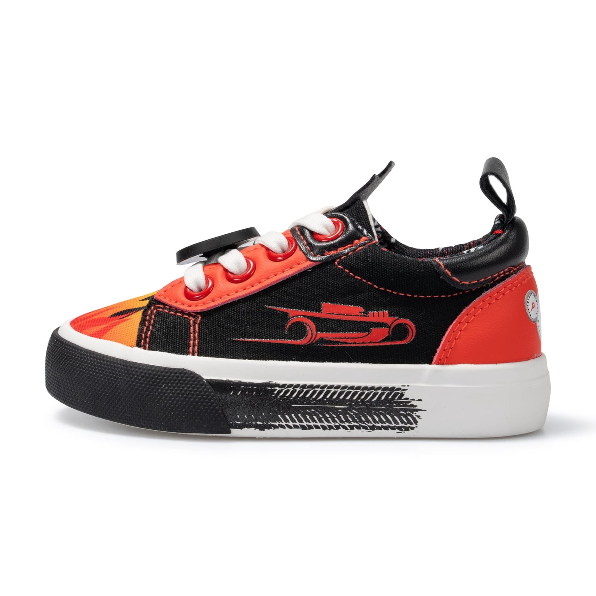 Hot Wheels Toddler Boy Flame Car Court Sneaker