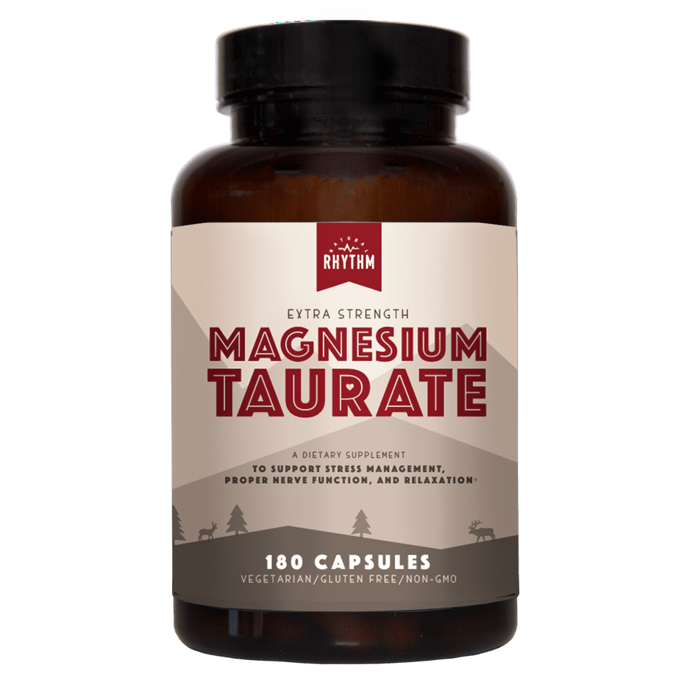 Natural Rhythm Magnesium Taurate - 200mg of Magnesium Taurate for Heart