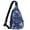 Blue Branch, variant on Anti-water Chest Bag Ramage Crossbody Sling Bag For Women