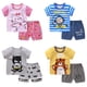 thumbnail image 1 of 2023 Baby Boys Clothing Sets Summer Short Sleeve Cotton kids set 2Pcs leisure Cartoon baby girls clothes216 to 1y 80 He Qiyong unisex, 1 of 1