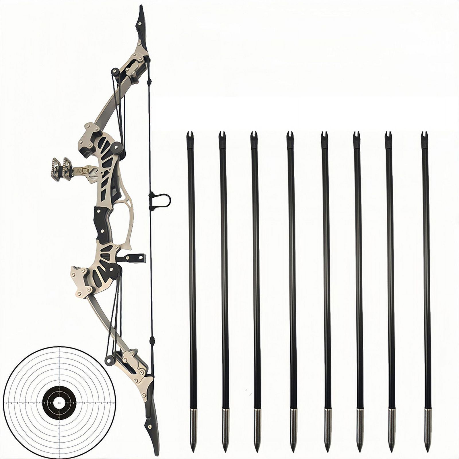 SNOWEAGLE 16.5-inch high-power outdoor recurve eagle bow, new bow and arrow, composite bow, recurve bow, American hunting bow, competitive archery, adult archery (16.5-inch)