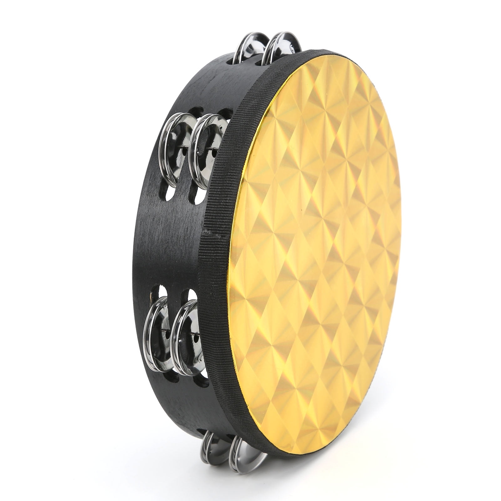 Hand Tambourine 8inch Hand Tambourine Solid Wood Hand Tambourine