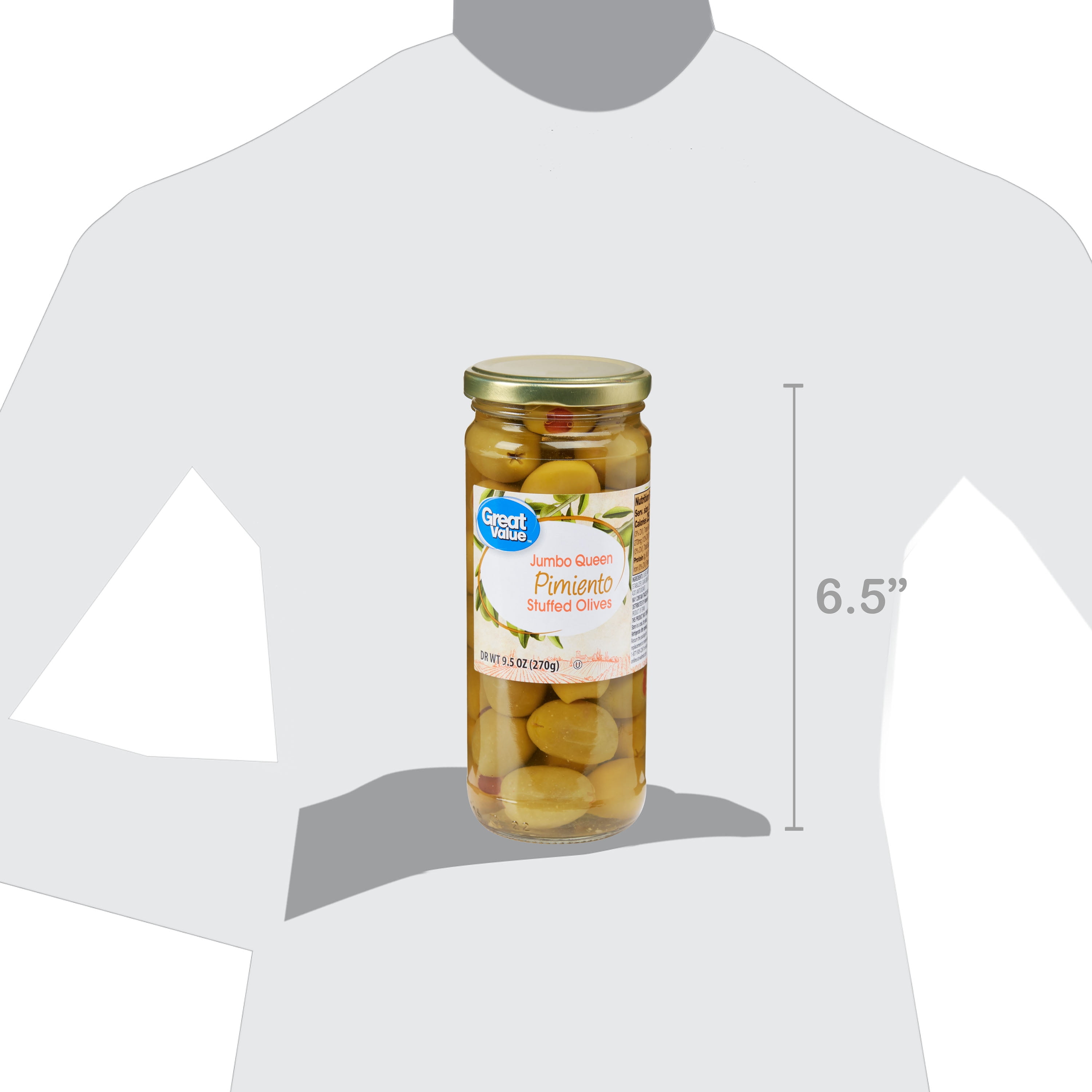 Great Value Gv Pimento Stuffed Queen Olives 8.5oz