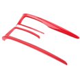 thumbnail image 1 of 2Pcs Car Red Gear Shift Panel Frame Trim Cover for 10Th Gen 2016 2017, 1 of 5