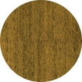 thumbnail image 1 of Ahgly Company Indoor Round Abstract Orange Modern Area Rugs, 6' Round, 1 of 4